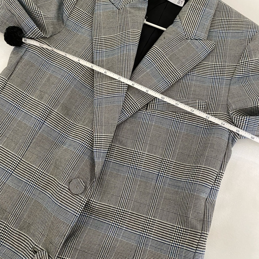 NWT Mango Check Structured blazer - Picture 14 of 15